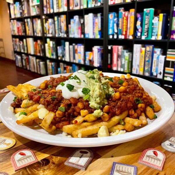 Mediterranean Chili Cheese Fries