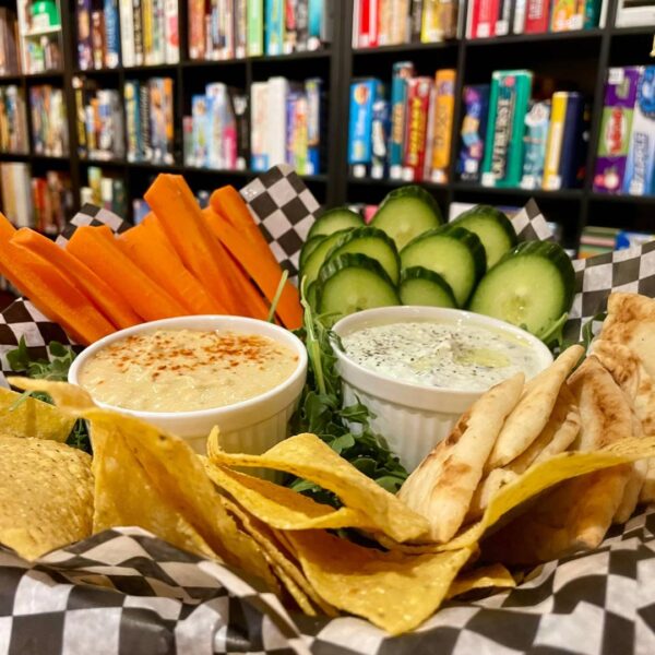 Hummus and Tzatziki Platter